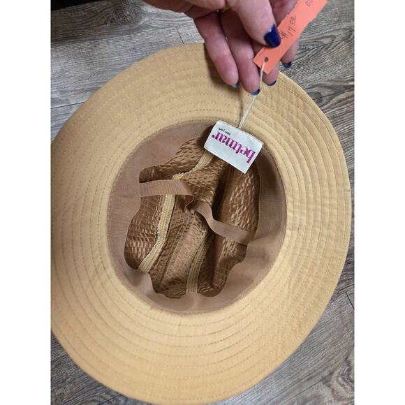 Betmar NWT Beige Taupe MCM NEW 1960s 1970s Union Made USA Fedora Hat 6A - Picture 5 of 6